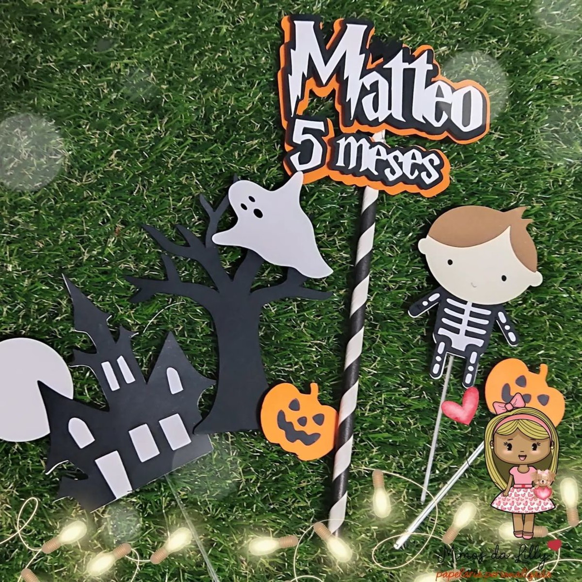 Topo de bolo Halloween
