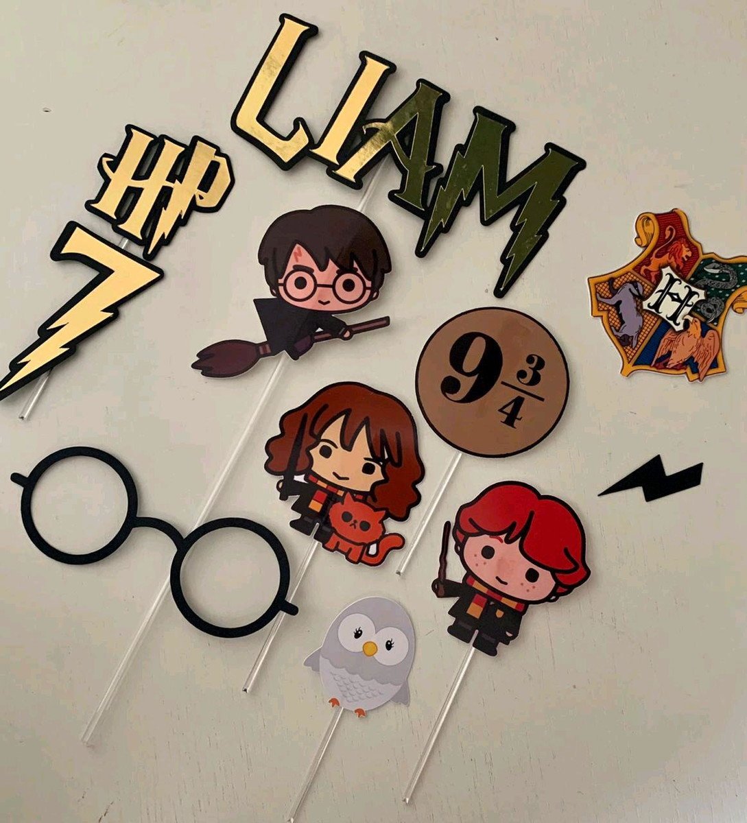 Topo De Bolo Harry Potter