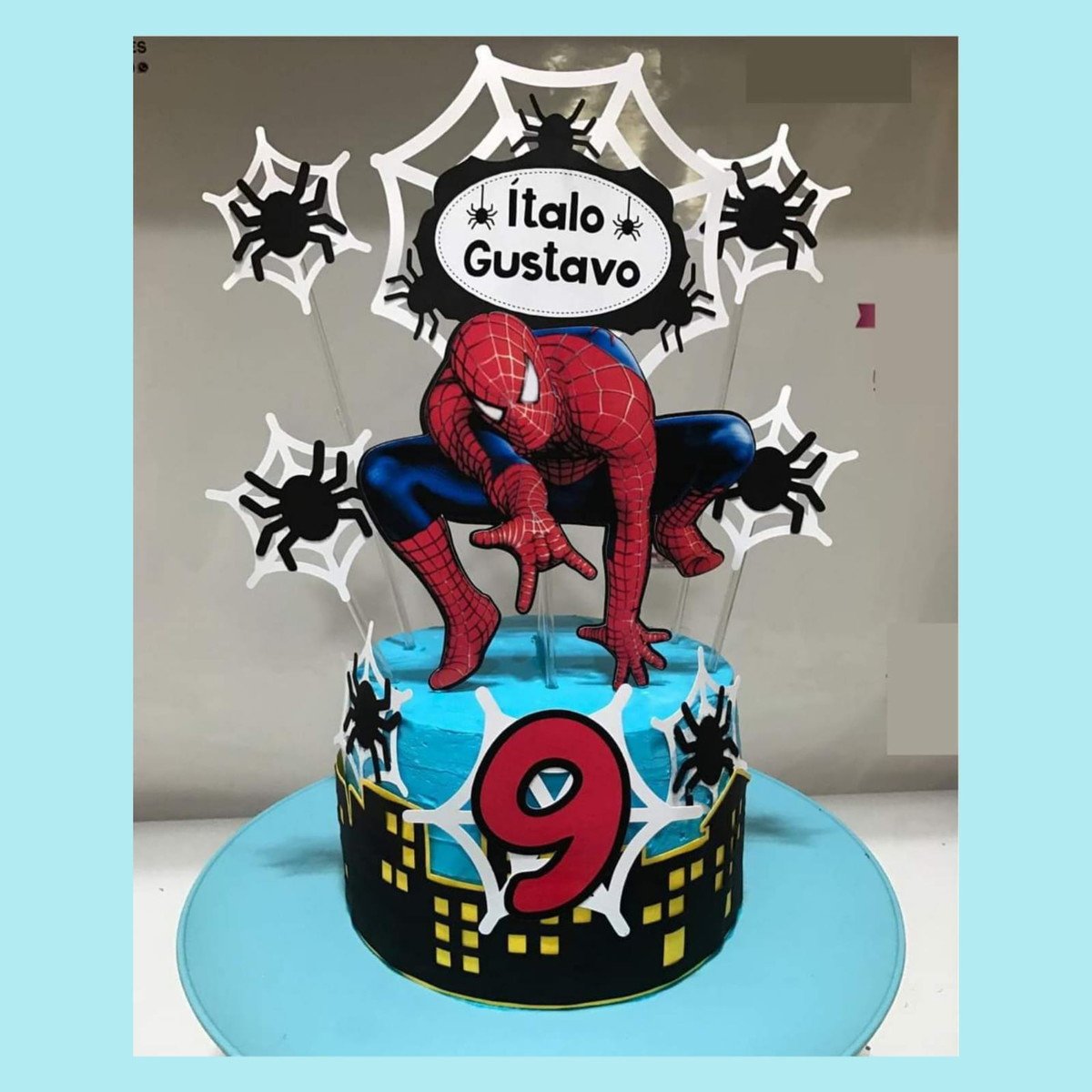 Topo de Bolo Homem Aranha