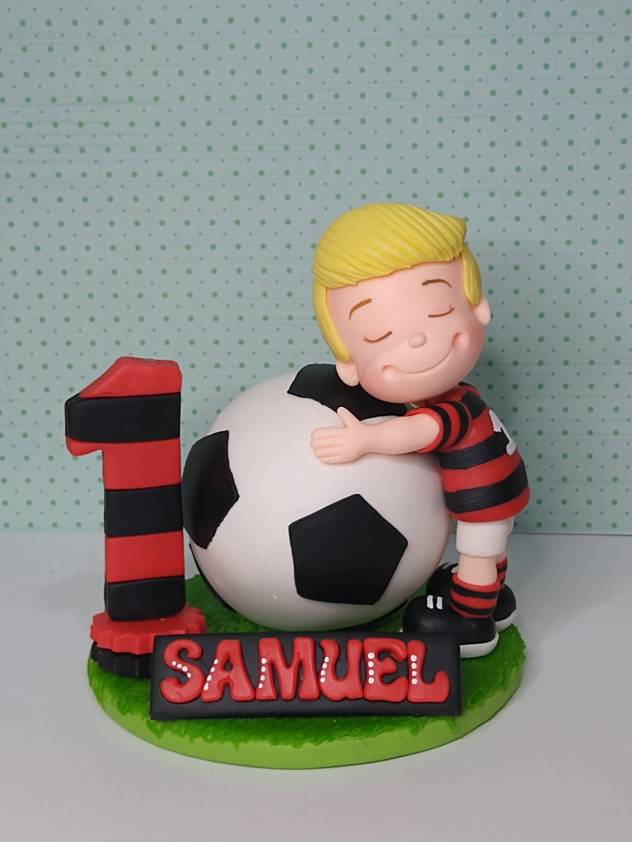 Topo de Bolo Jogador/torcedor Futebol