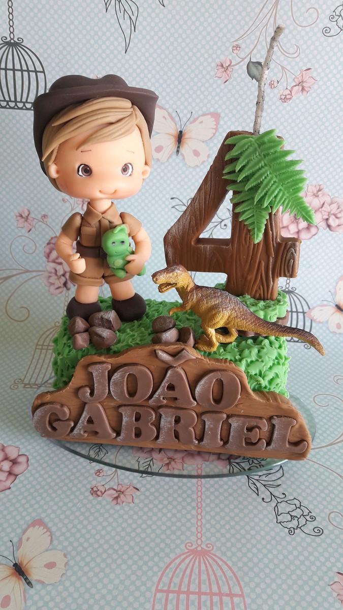 Topo de bolo jurassic park - Imagem 3