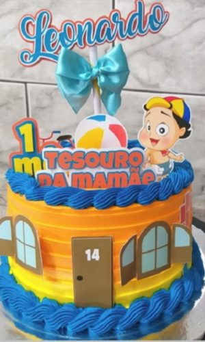 Topo de Bolo Kiko Bebe + 4 Arquivos a Sua Escolha