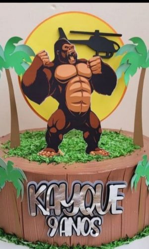 Topo de Bolo King Kong