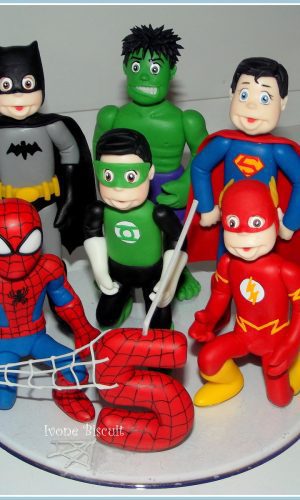 Topo de Bolo Liga da Justiça