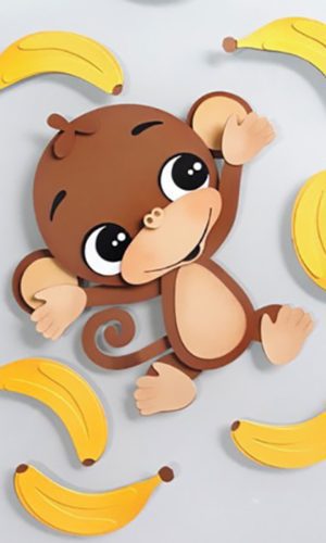 Topo de Bolo Macaquinho