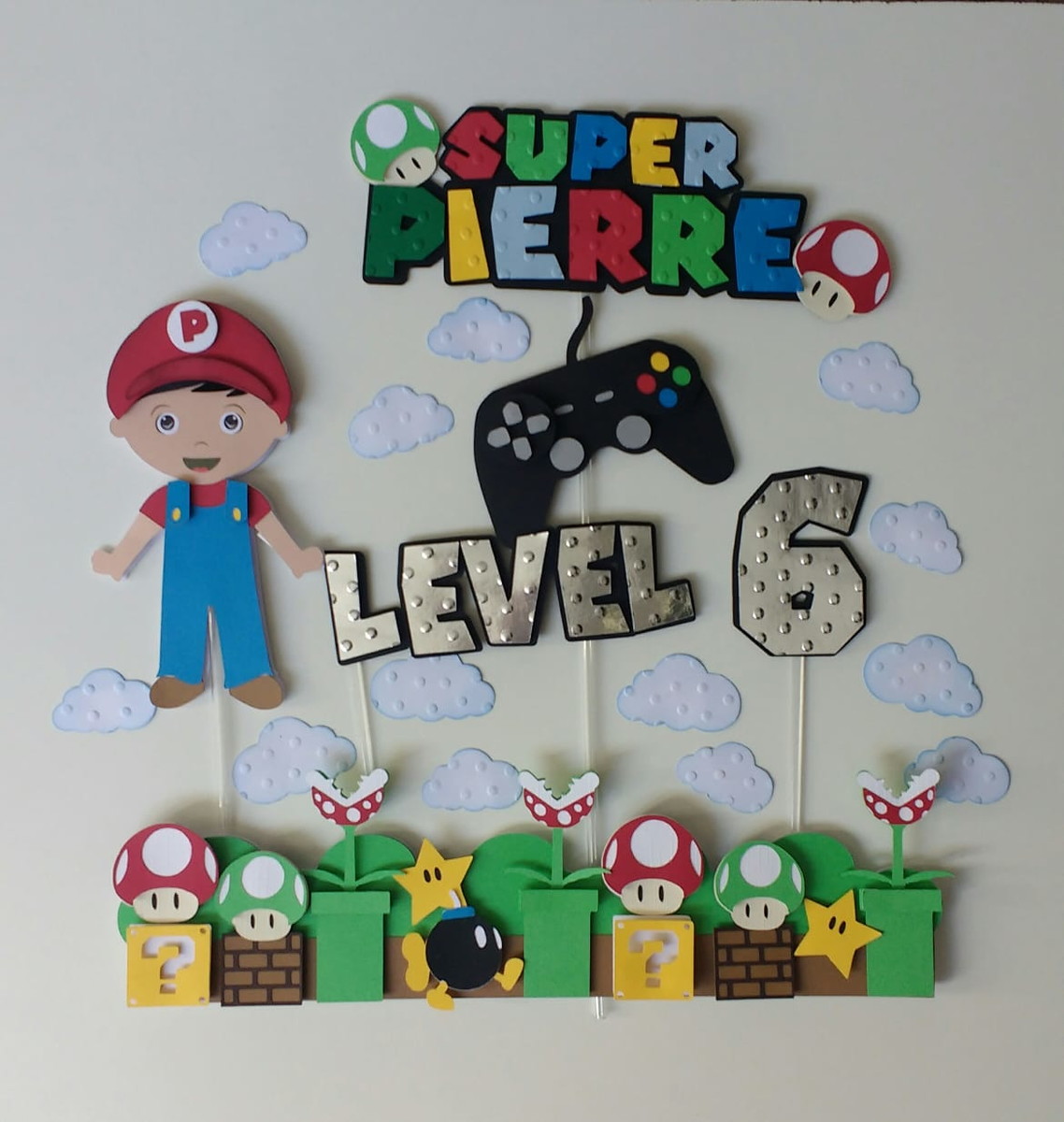 Arquivo Topo de Bolo - Menino Mario