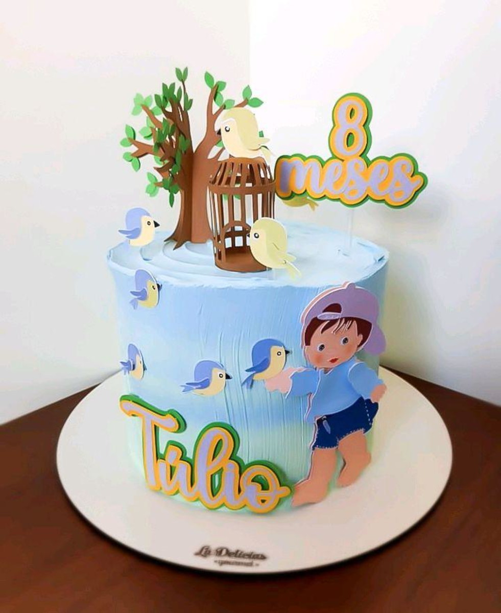 Topo de bolo mêsversário