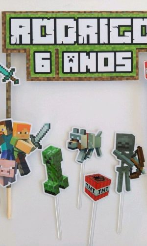 Topo de Bolo - Minecraft