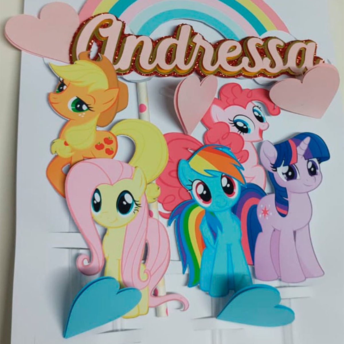 Topo de Bolo My Little Pony