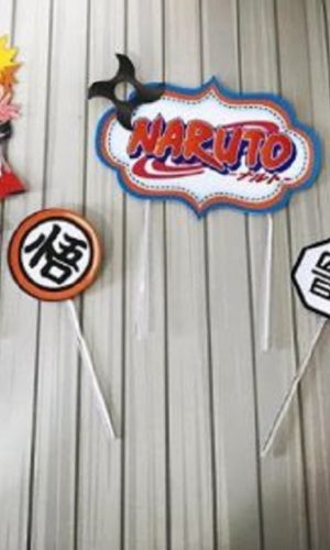 Topo de Bolo Naruto Cute 2 + 4 Arquivos a Sua Escolha