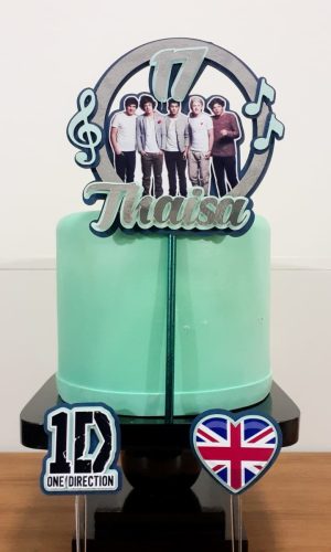 Topo De Bolo One Direction