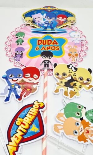 Topo de Bolo os Aventureiros