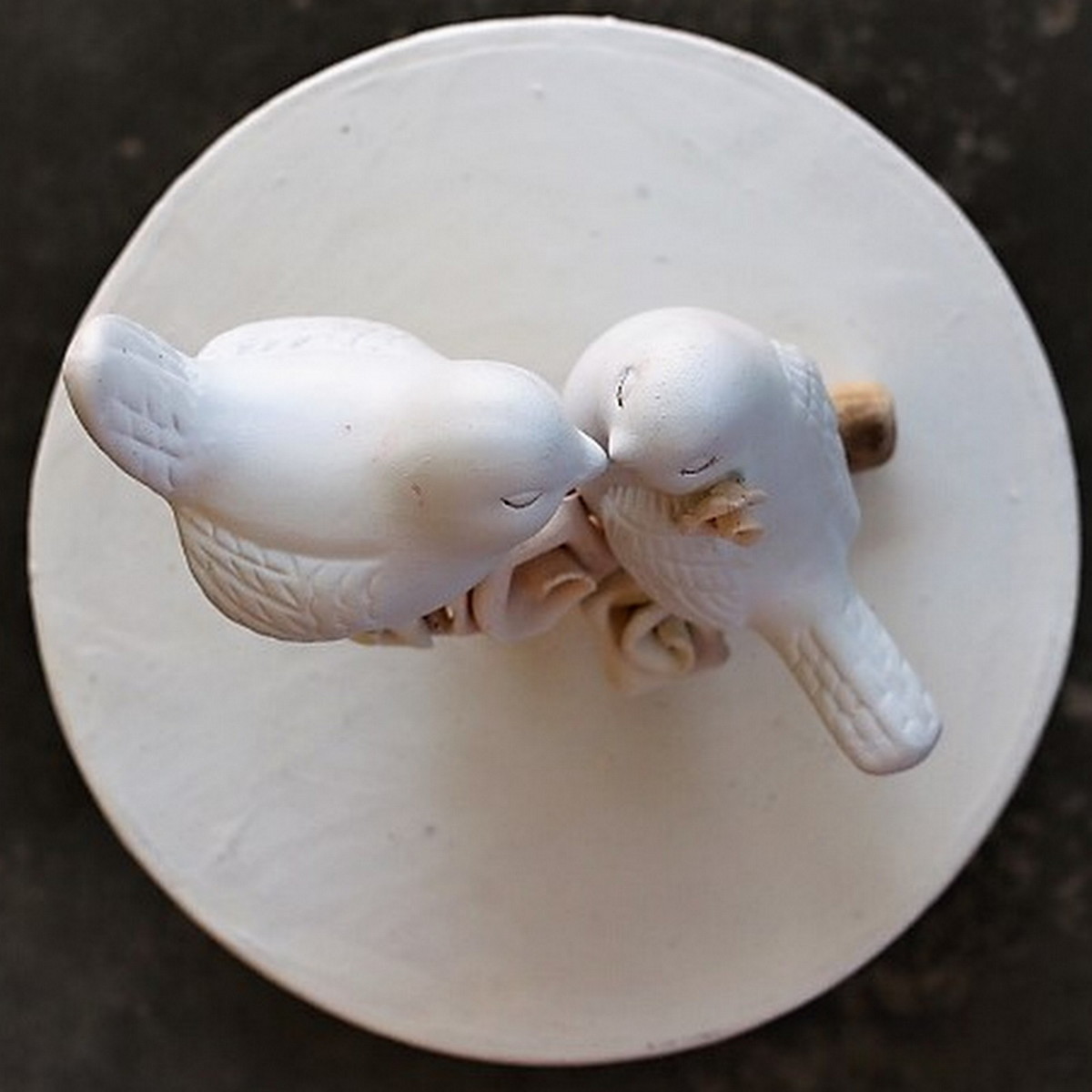 Topo de Bolo passarinhos, pombinhos para casamento