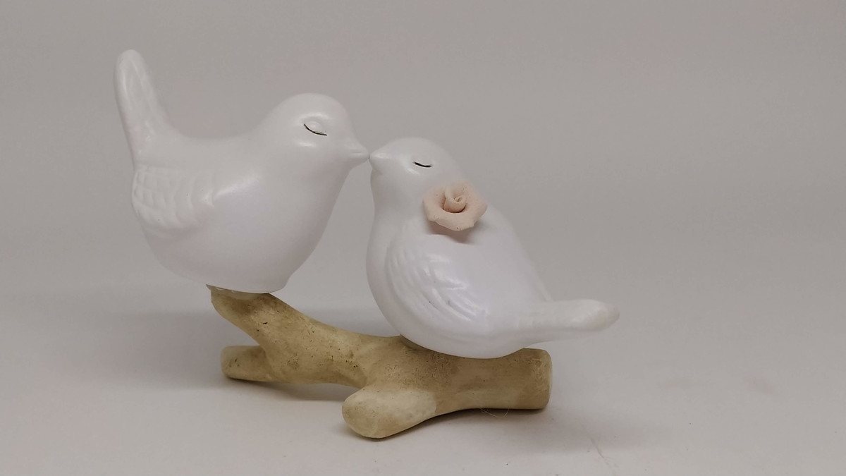 Topo de Bolo Passarinhos, Pombinhos para Casamento - Imagem 3