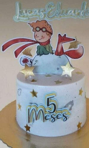 Topo de Bolo Pequeno Príncipe Cute + 4 Arquivo a Sua Escolha