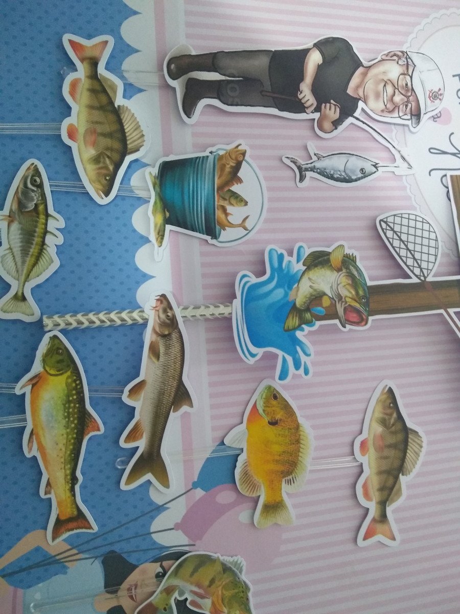 Topo de Bolo Pescaria - Imagem 3