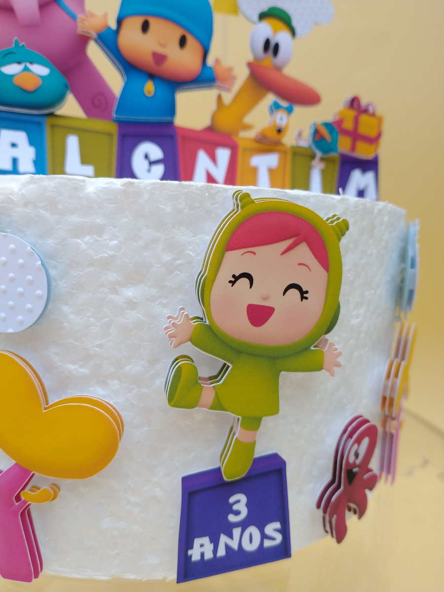 TOPO DE BOLO - POCOYO - Imagem 5