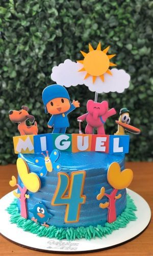 Topo de bolo Pocoyo