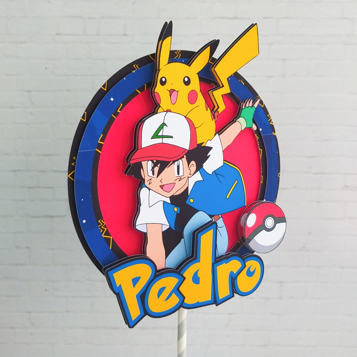 Topo de Bolo Pokémon