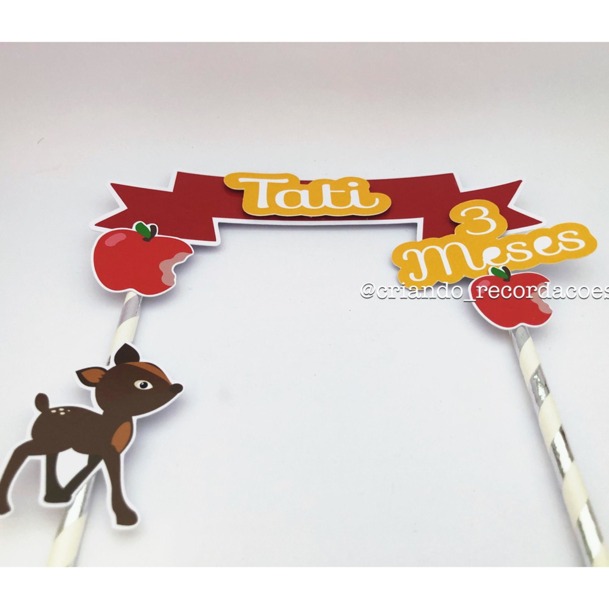 Topo de Bolo Pretinha de Neve - Imagem 2