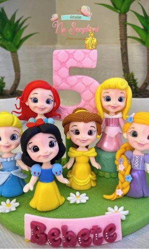 Topo de Bolo Princesas