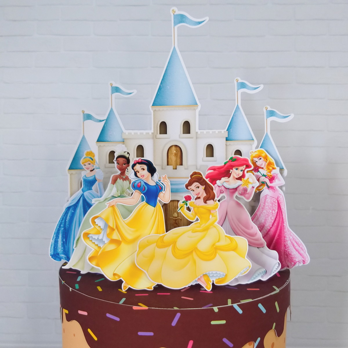 Topo de Bolo - Princesas