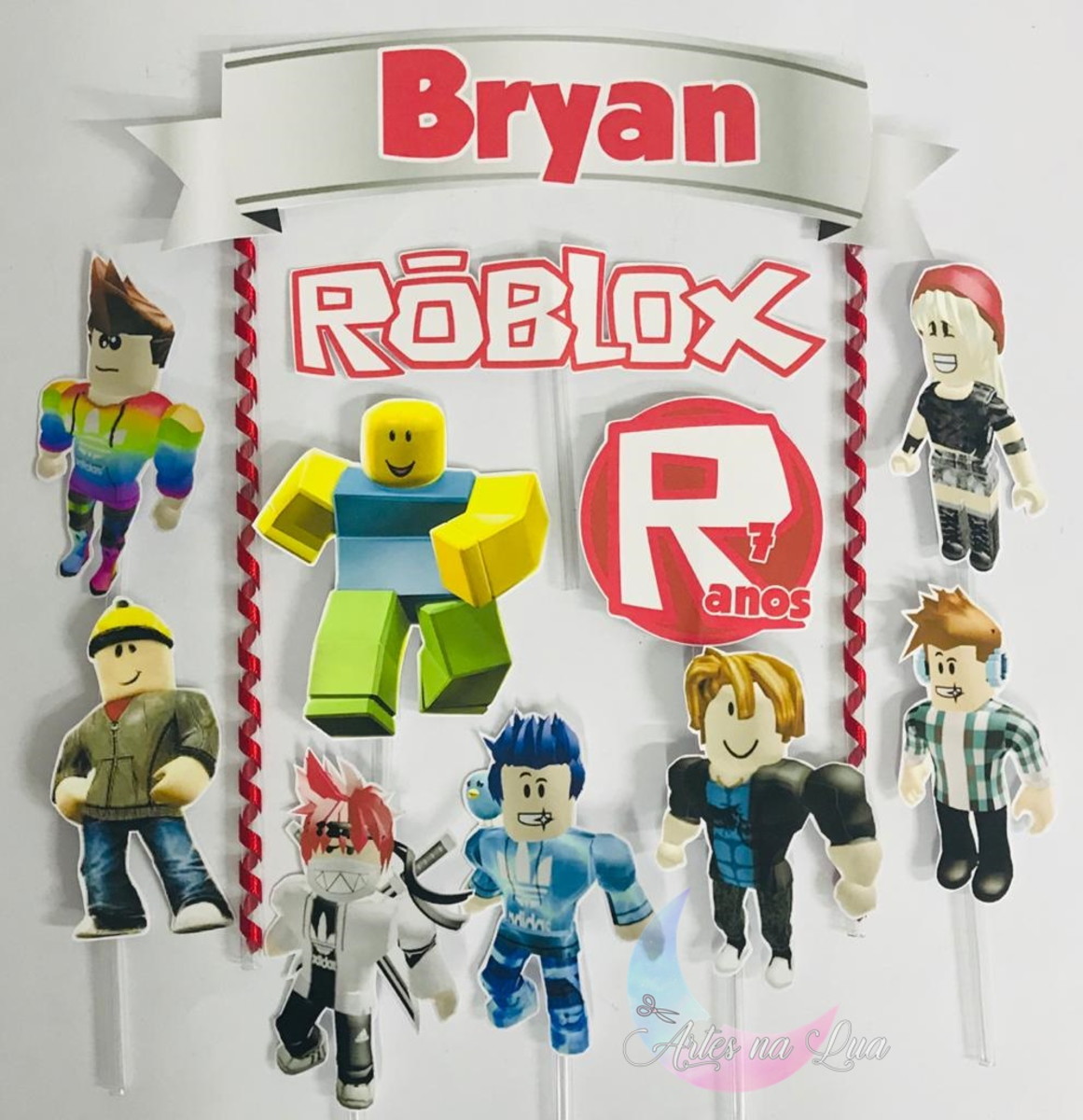 Topo de bolo Roblox - Imagem 2