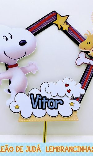 TOPO DE BOLO snoopy
