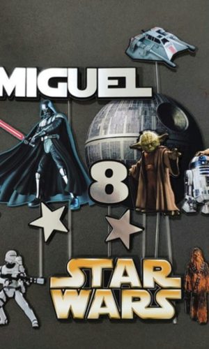 Topo de Bolo Star Wars