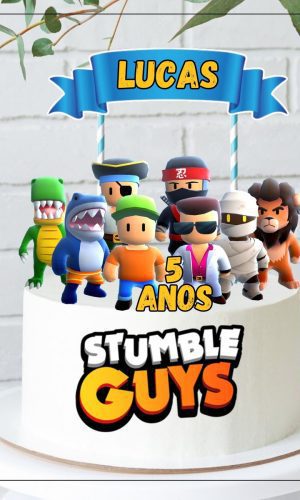 Topo de Bolo Stumble Guys