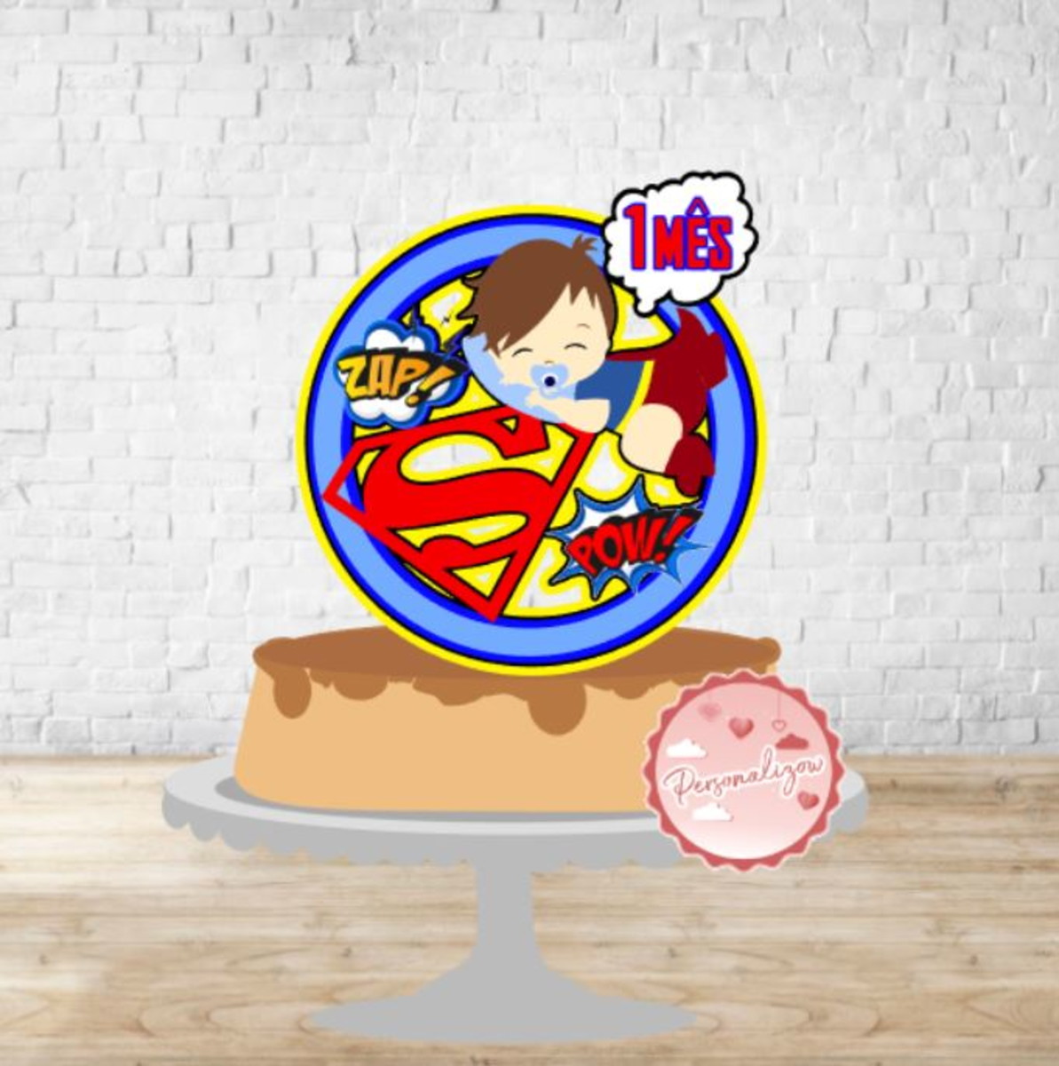 Arquivo Topo de Bolo - Superman Bebê