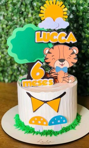 Topo de Bolo Tigre