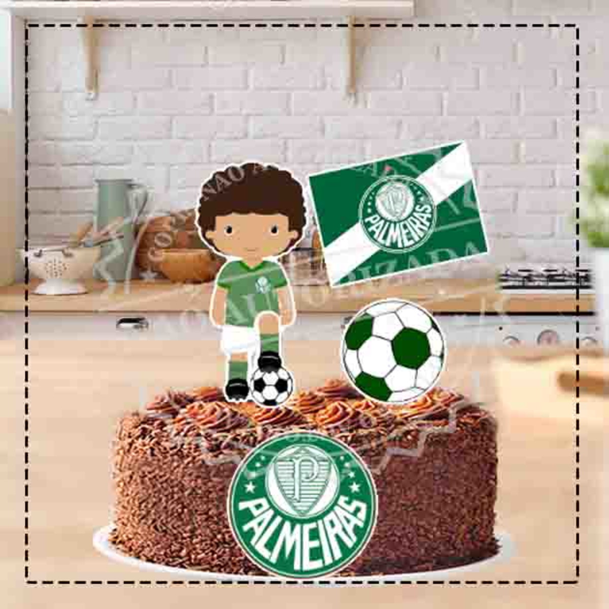 TOPO DE BOLO TIMES FUTEBOL - ARQUIVO DIGITAL