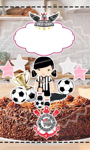 TOPO DE BOLO TIMES FUTEBOL - ARQUIVO DIGITAL