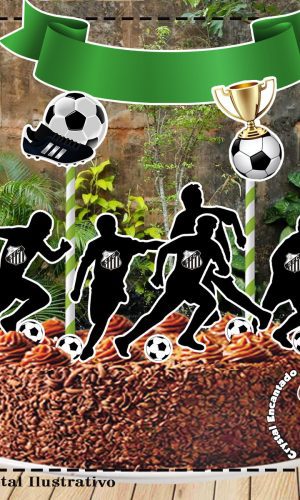 Topo de Bolo Times Futebol - Ref 2015 Arquivo Digital