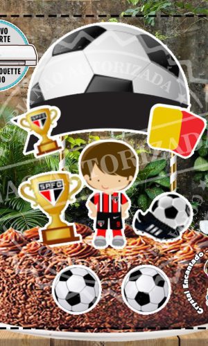 Topo de Bolo Times Futebol - Ref 2653 Arquivo Digital