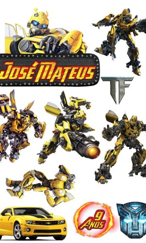 Topo de Bolo Transformes