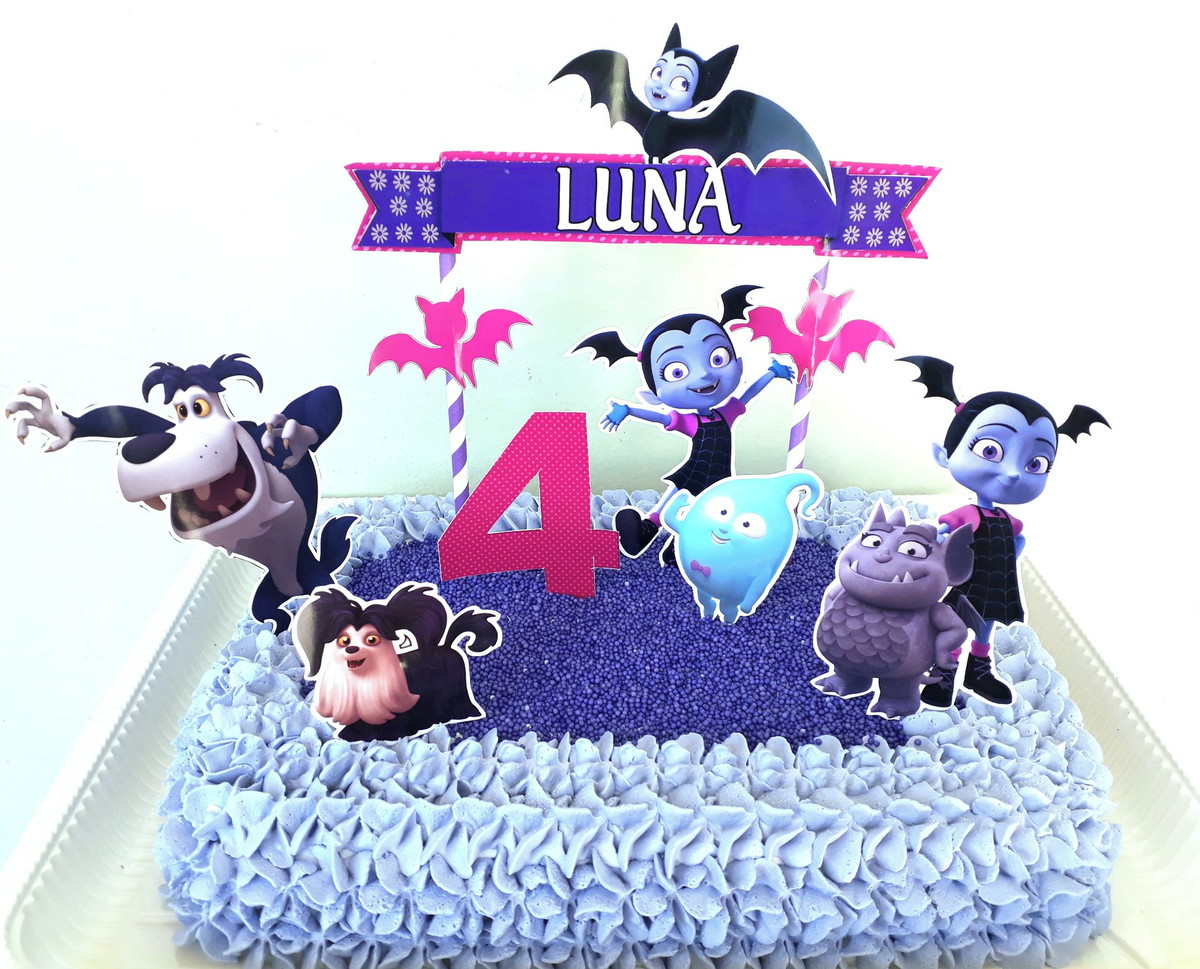 Topo de Bolo Vampirina