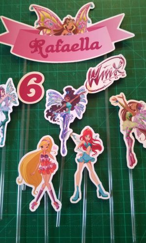 Topo de Bolo Winx