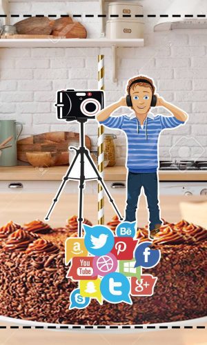 TOPO DE BOLO YOUTUBER MENINO- ARQUIVO DIGITAL