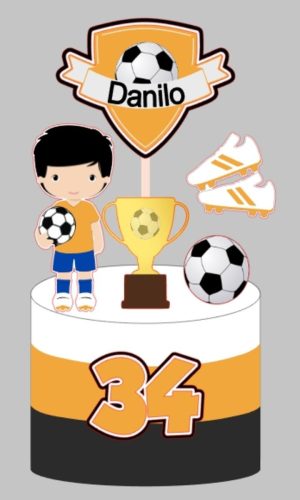 Topo Futebol - Arquivo De Corte Silhouette (cód. T182)