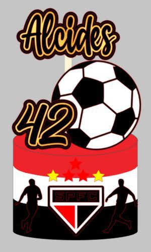 Topo Futebol - Arquivo De Corte Silhouette (cód. T210)