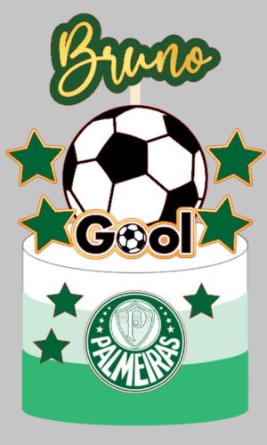Topo Futebol - Arquivo de Corte Silhouette (cód. T352)