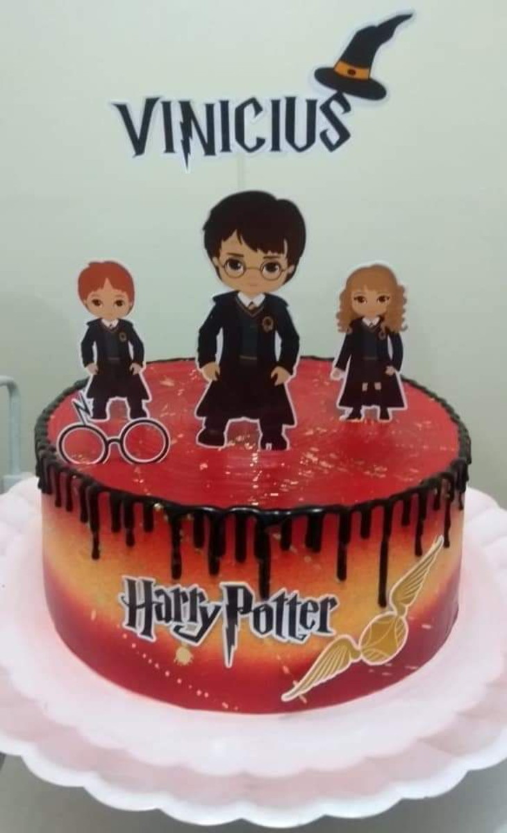 Topo HARRY POTTER 4 Arquivo de corte