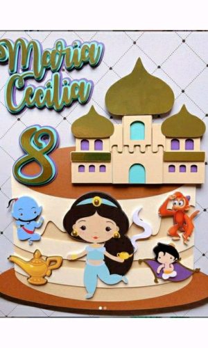Topo Jasmine cute II + 4 ARQUIVOS A SUA ESCOLHA