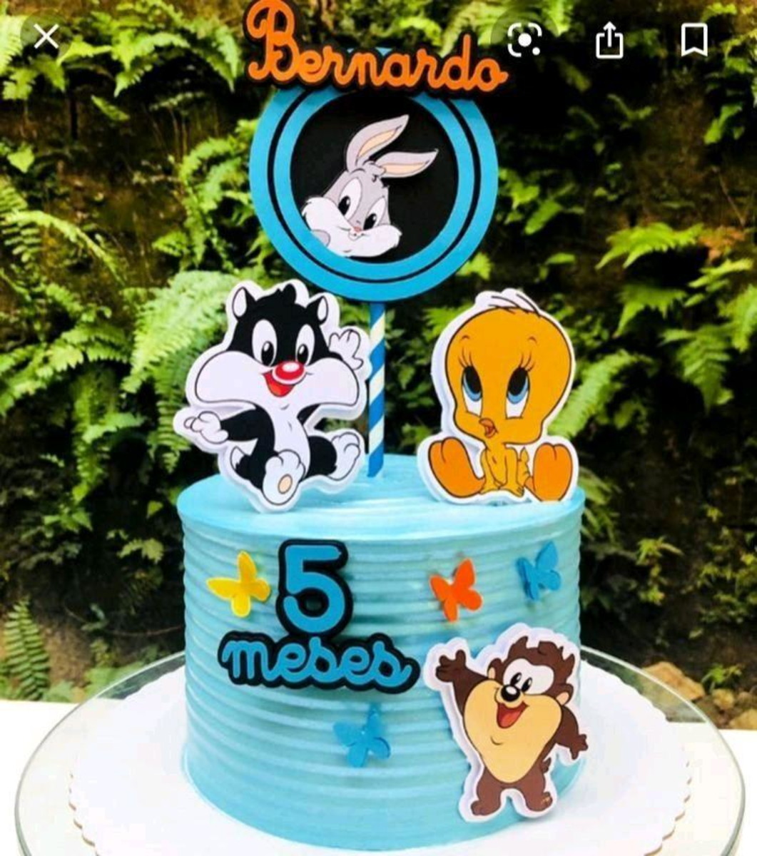 TOPO Looney cute + 4 ARQUIVOS A SUA ESCOLHA