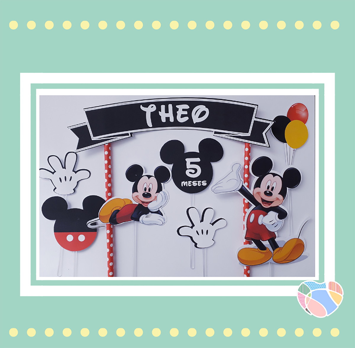 Topo para Bolo Mickey