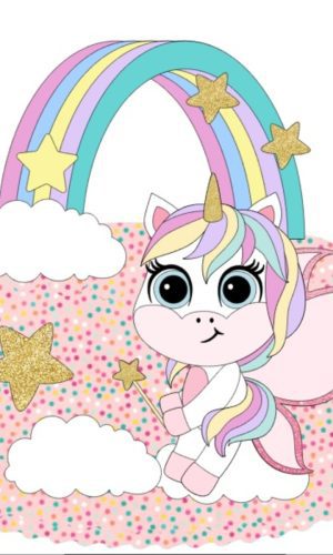 Topo Unicornio Cute + Link com 20 Brindes