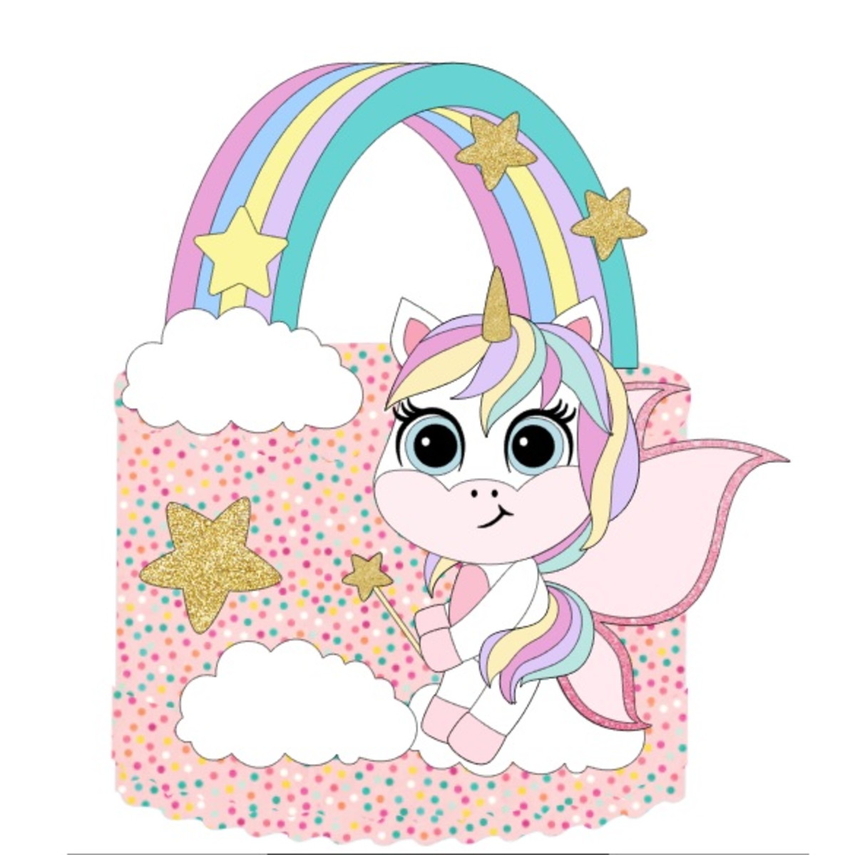 Topo Unicornio Cute + Link com 20 Brindes