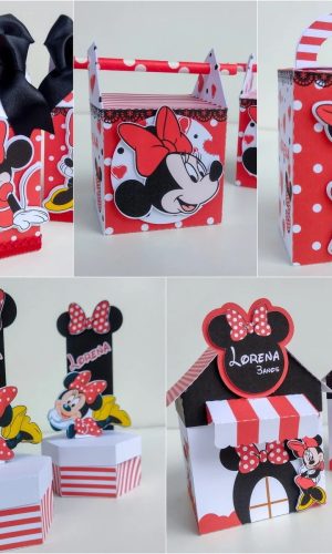 Aquivos de Corte Centro de Mesa Minnie